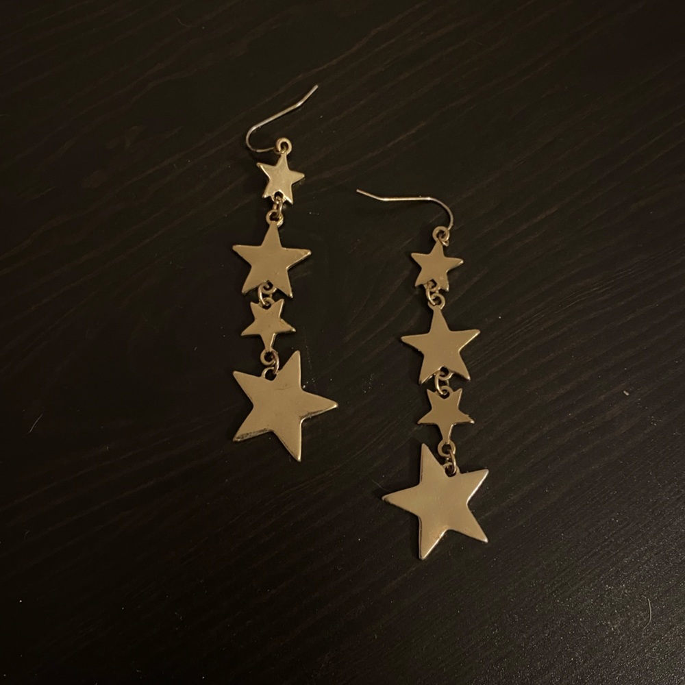 4 STARS DROP EARRINGS